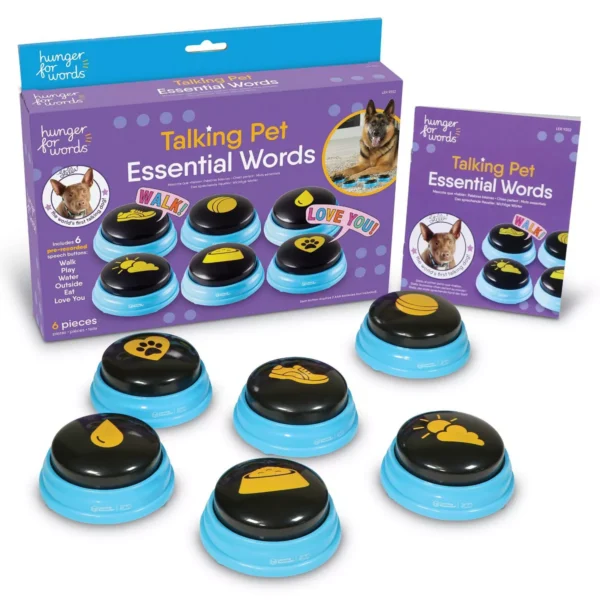 Hunger For Words Talking Pet Essential Words Dog Buttons for Communication