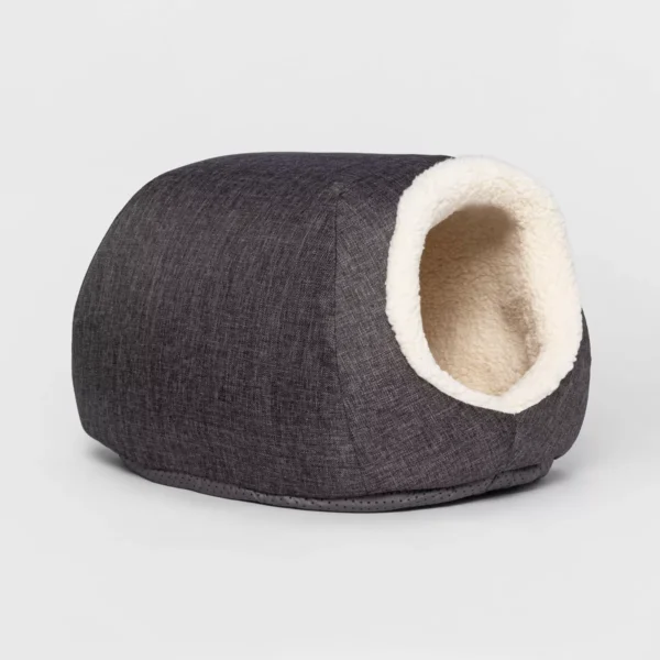 Pet Cave Dog & Cat Bed Boots & Barkley XS - Gray