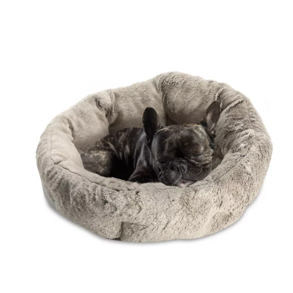 Sleepy Pet Quilt Slumber High Back Low Front Dog Bed